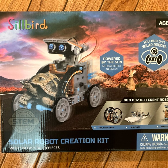 Sillbird STEM 12-in-1 Education Solar Robot Toys for boys 8-13, DIY Building - Picture 2 of 9
